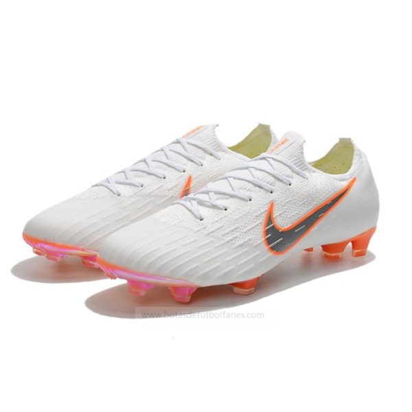 Nike Mercurial Vapor Elite FG para Mujeres Blanco Naranja